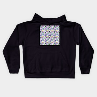 Pattern Box split Kids Hoodie